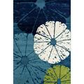 Art Carpet 9 X 12 Ft. Seaport Collection Citrus Slice Woven Area Rug, Blue 841864117260